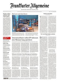 FAZ Frankfurter Allgemeine Mo-Sa Cover