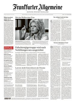 FAZ Frankfurter Allgemeine Mo-Sa E-Paper Cover