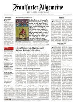 FAZ Frankfurter Allgemeine Mo-Sa E-Paper Cover