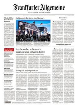 FAZ Frankfurter Allgemeine Mo-Sa Cover