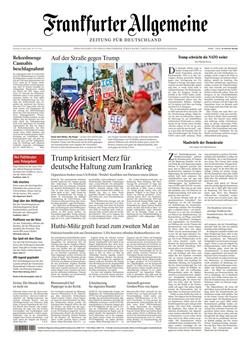 FAZ Frankfurter Allgemeine Mo-Sa Cover