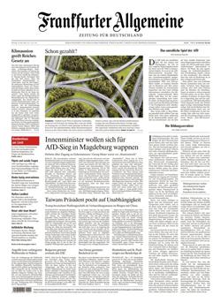 FAZ Frankfurter Allgemeine Mo-Sa Cover