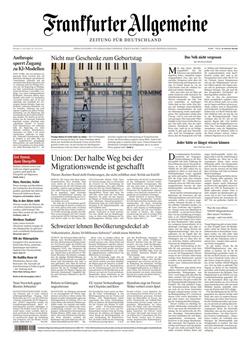 FAZ Frankfurter Allgemeine Mo-Sa Cover
