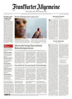 FAZ Frankfurter Allgemeine Mo-Sa Cover