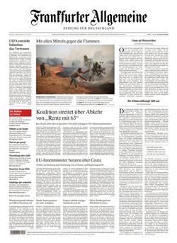 FAZ Frankfurter Allgemeine Mo-Sa Cover