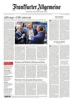 FAZ Frankfurter Allgemeine Mo-Sa Cover