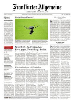 FAZ Frankfurter Allgemeine Mo-So E-Paper Cover
