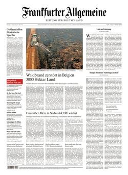 FAZ Frankfurter Allgemeine Mo-So E-Paper Cover
