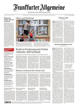 FAZ Frankfurter Allgemeine Mo-So Cover