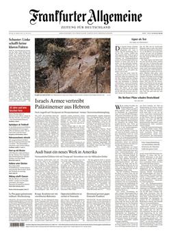 FAZ Frankfurter Allgemeine Mo-So E-Paper Cover