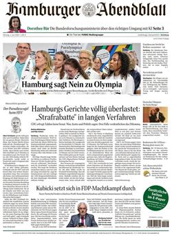 Hamburger Abendblatt Cover