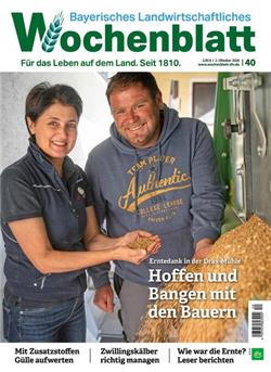 Bayerisches Landwirtschaftliches Wochenblatt E-Paper Cover