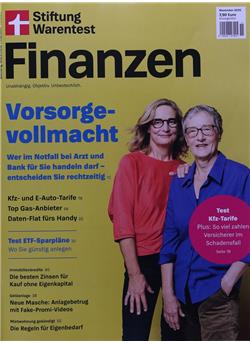Stiftung Warentest Finanzen Cover