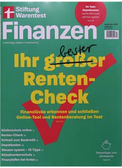 Stiftung Warentest Finanzen Cover