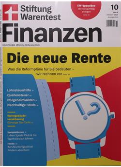 Stiftung Warentest Finanzen Cover