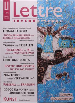 Lettre International Cover