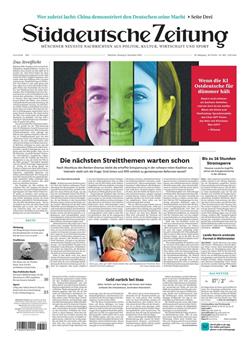 Süddeutsche Zeitung Cover