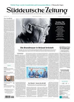 Süddeutsche Zeitung Cover