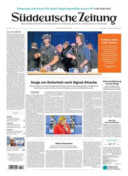 Süddeutsche Zeitung Cover