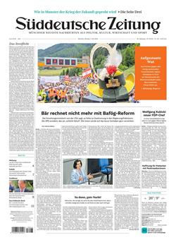 Süddeutsche Zeitung Cover