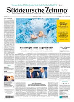 Süddeutsche Zeitung Cover