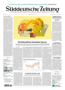 Süddeutsche Zeitung E-Paper Cover