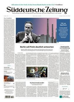 Süddeutsche Zeitung Cover