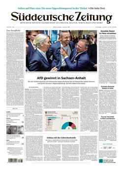 Süddeutsche Zeitung Cover