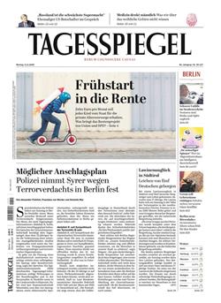 Der Tagesspiegel Cover