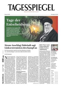 Der Tagesspiegel E-Paper Cover