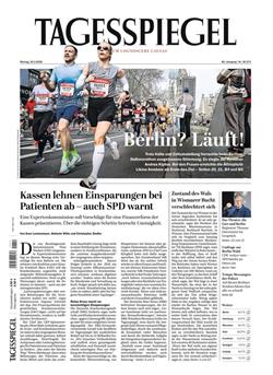 Der Tagesspiegel E-Paper Cover