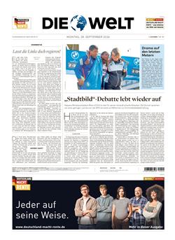 Die Welt (Mo-Fr) E-Paper Cover