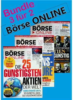 Bundle Börse Online zum Kennenlernen 3 für 2 Sonderheft Cover