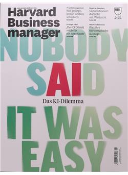 Harvard Business Manager Cover
