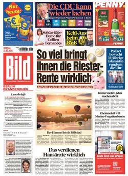 Bild Berlin Brandenburg E-Paper Cover