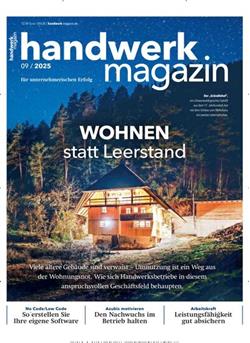 Handwerk Magazin Cover