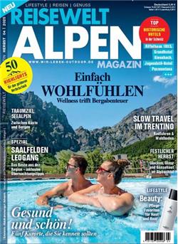 Reisewelt Alpen Magazin Cover