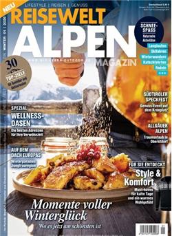 Reisewelt Alpen Magazin Cover