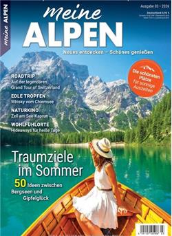 Reisewelt Alpen Magazin Cover