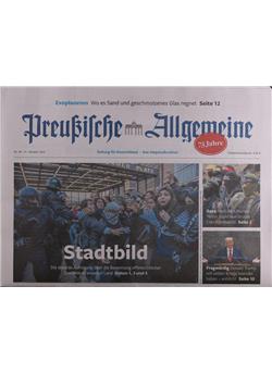 Preußische Allgemeine Zeitung Cover