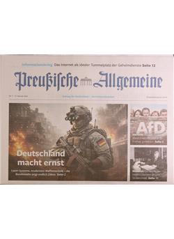 Preußische Allgemeine Zeitung Cover