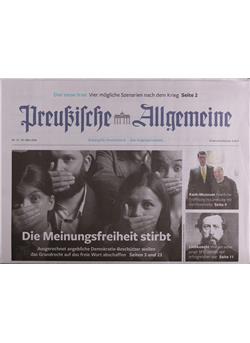 Preußische Allgemeine Zeitung Cover