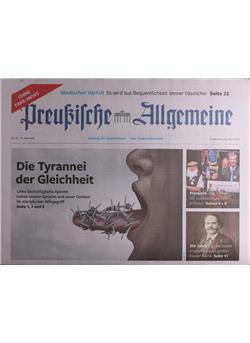 Preußische Allgemeine Zeitung Cover