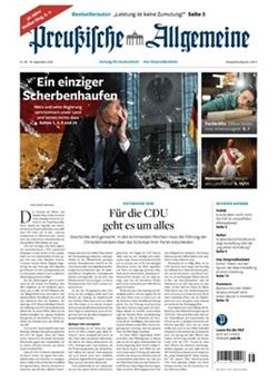 Preußische Allgemeine Zeitung Cover