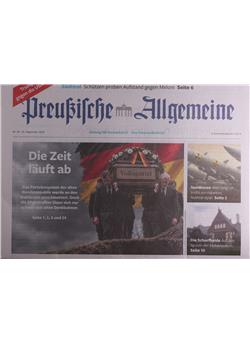 Preußische Allgemeine Zeitung Cover