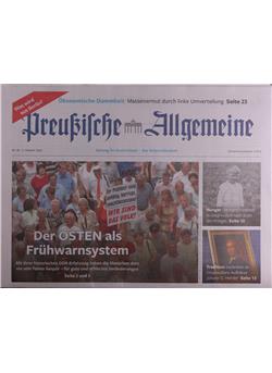 Preußische Allgemeine Zeitung Cover