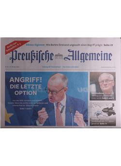 Preußische Allgemeine Zeitung Cover