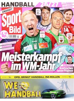Sport Bild Handball -Bundesliga 2026/27 Sonderheft Cover