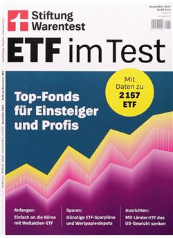 Stiftung Warentest Spezialheft ETF im Test Sonderheft Cover