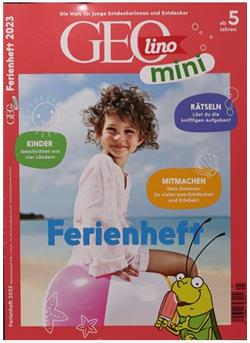 Geolino Mini Ferienheft 2023 Sonderheft Cover